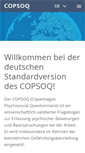 Mobile Screenshot of copsoq.de
